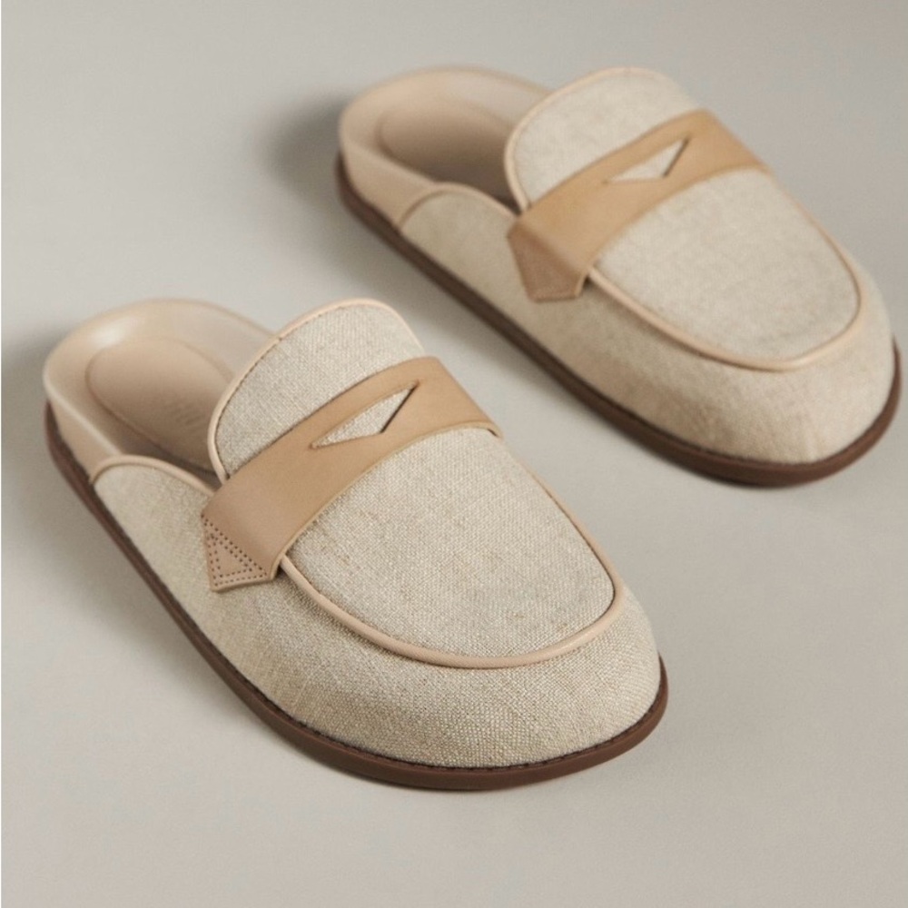 SCHUTZ Ava Loafers light sand